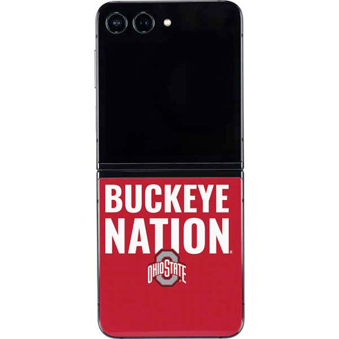 Ohio State University The Ohio State Buckeyes Galaxy Z Flip5 5G Skin